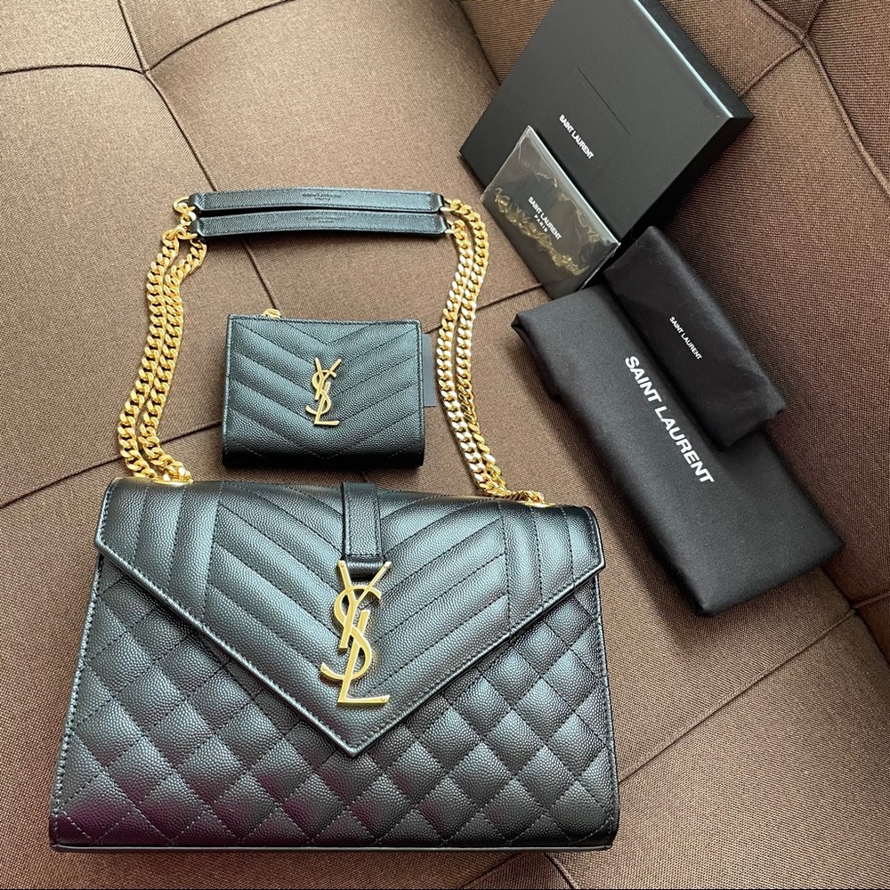 *Sold* YSL Medium Envelope Shoulder bag